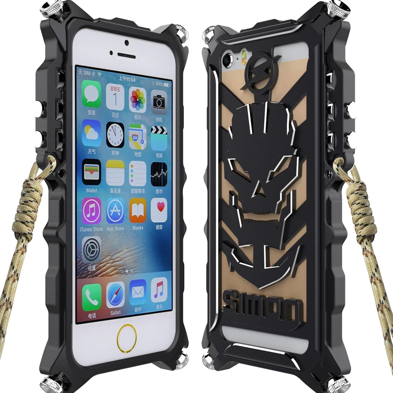 imágenes para Simon Thor IRON MAN Armadura Resistente de Metal De Aluminio caja Del Teléfono para el iphone 7 caso del iphone 6 6 s más 5 5S SÍ volver funda de lujo imágenes para Simon Thor IRON MAN Armadura Resistente de Metal De Aluminio caja Del Teléfono para el iphone 7 caso del iphone 6 6 s más 5 5S SÍ volver funda de lujo