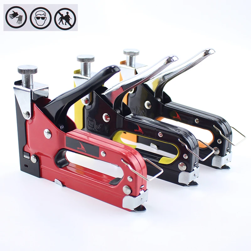 3 in 1 Multi Function 6 inches Manual Stapler Hand Staple Guns Set with