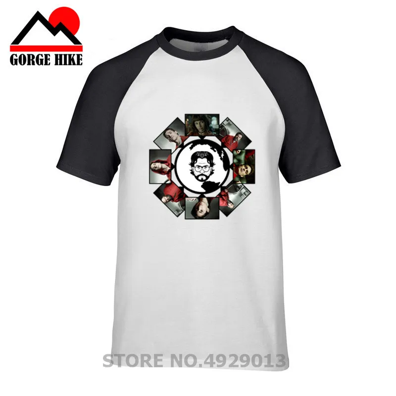 

Strange Things Funny Design La Casa De Papel T Shirt Money Heist Tees TV Series Tshirts Men Short Sleeve House of Paper T-Shirt