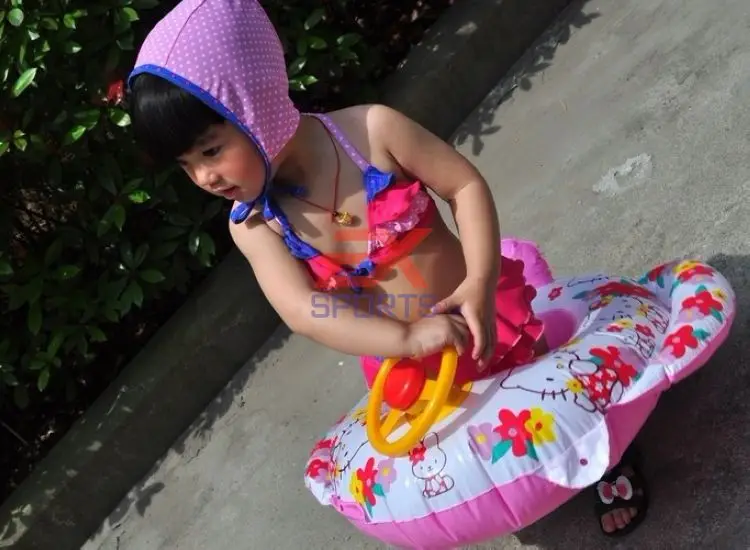 Hello Kitty Float Inflatable Swim Ring Inflated For Kids Baby Children (3)