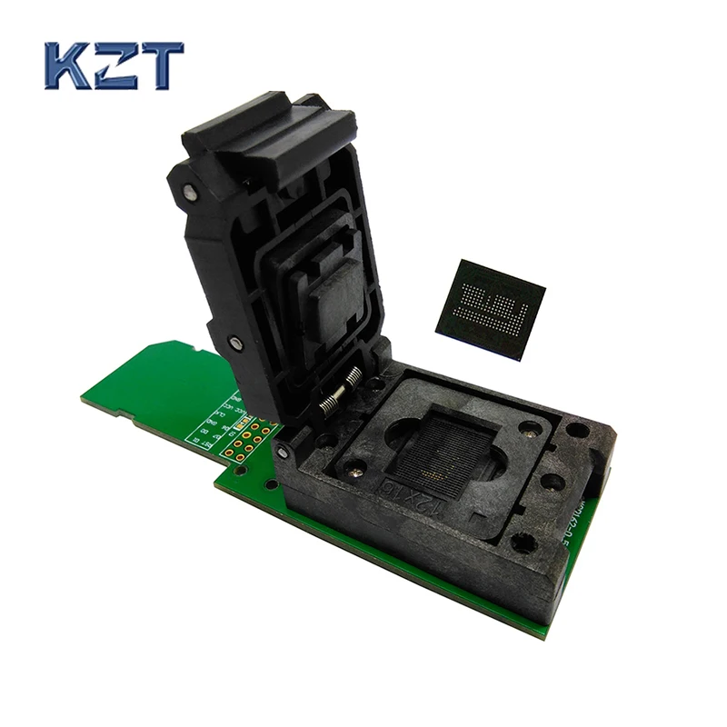 

Data recovery Android phone Clamshell test socket with SD interface for emcp programmer socket adapter for emcp162 emcp186 chips