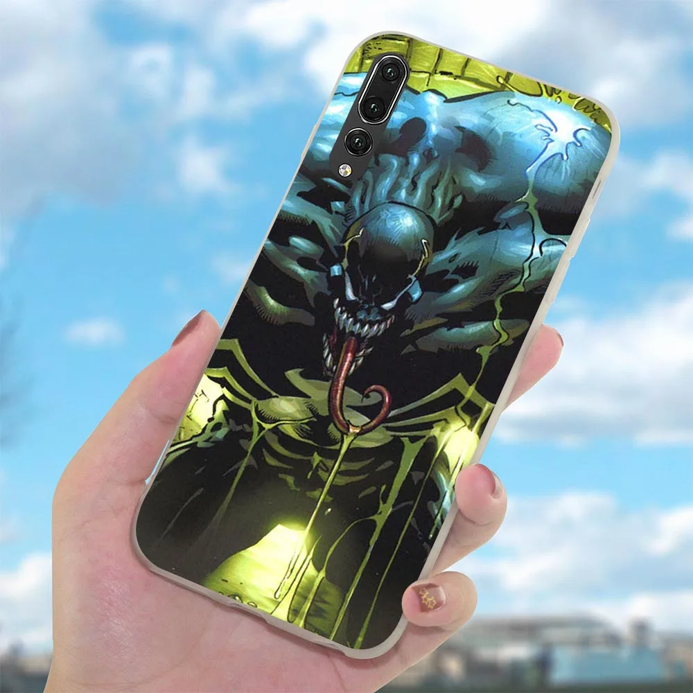 Мягкий чехол из ТПУ с рисунком Веном злодея и аниме для Huawei P10 Lite Mate 10 20 P9 чехлы P20 Pro
