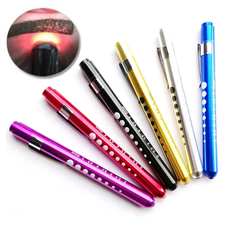 

30Pcs Tattoo Pen Type Pocket Medical Penlight Torch Light LED Pen Light Nurse Penlight PIGMENTAL FAILURES AFTER PROCEDURE