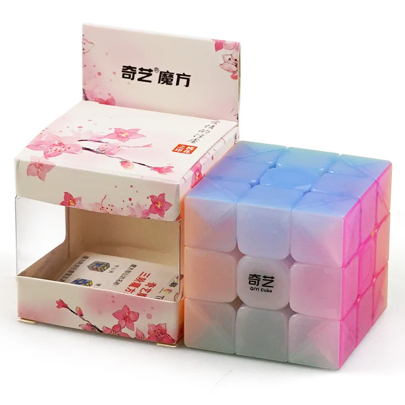 

QiYi Warrior W 57mm Magic cube Competition Speed Smooth Cubo magico Jelly color Non sticker Puzzle cube Professional 3x3Neo Cube