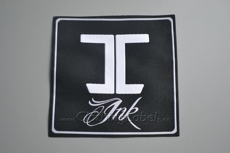 Aliexpress.com : Buy Large Woven Clothing Labels Black MADE IN CHINA. Damask Woven Label from ...
