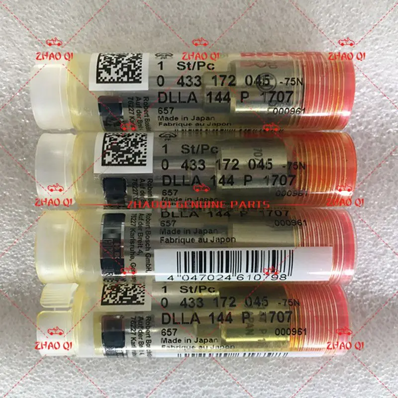 

100% Original and New nozzle 0433172045 ,DLLA144P1707, DLLA 144 P 1707 for 0445120122