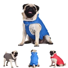 Christmas Gifts Waterproof Dog Jacket Designer Warm Plaid Winter Dog Coats Pet Clothes Elastic Small to Large Dog Clothes Winter