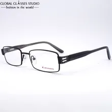 New Design High Quality Flexible Black Stainless Steel Women Optical Glasses Vintage Square Diamond Eyeglasses Frame RCE-126