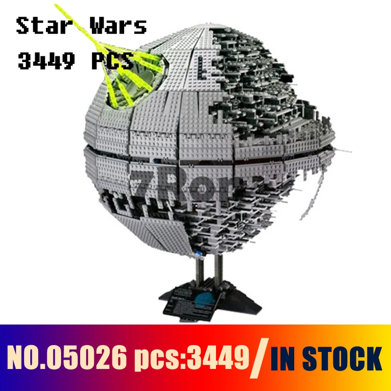 

Compatible with lego 10143 Models building toy 05026 3449pcs Star Wars UCS Death Star II Building Blocks toys & hobbies