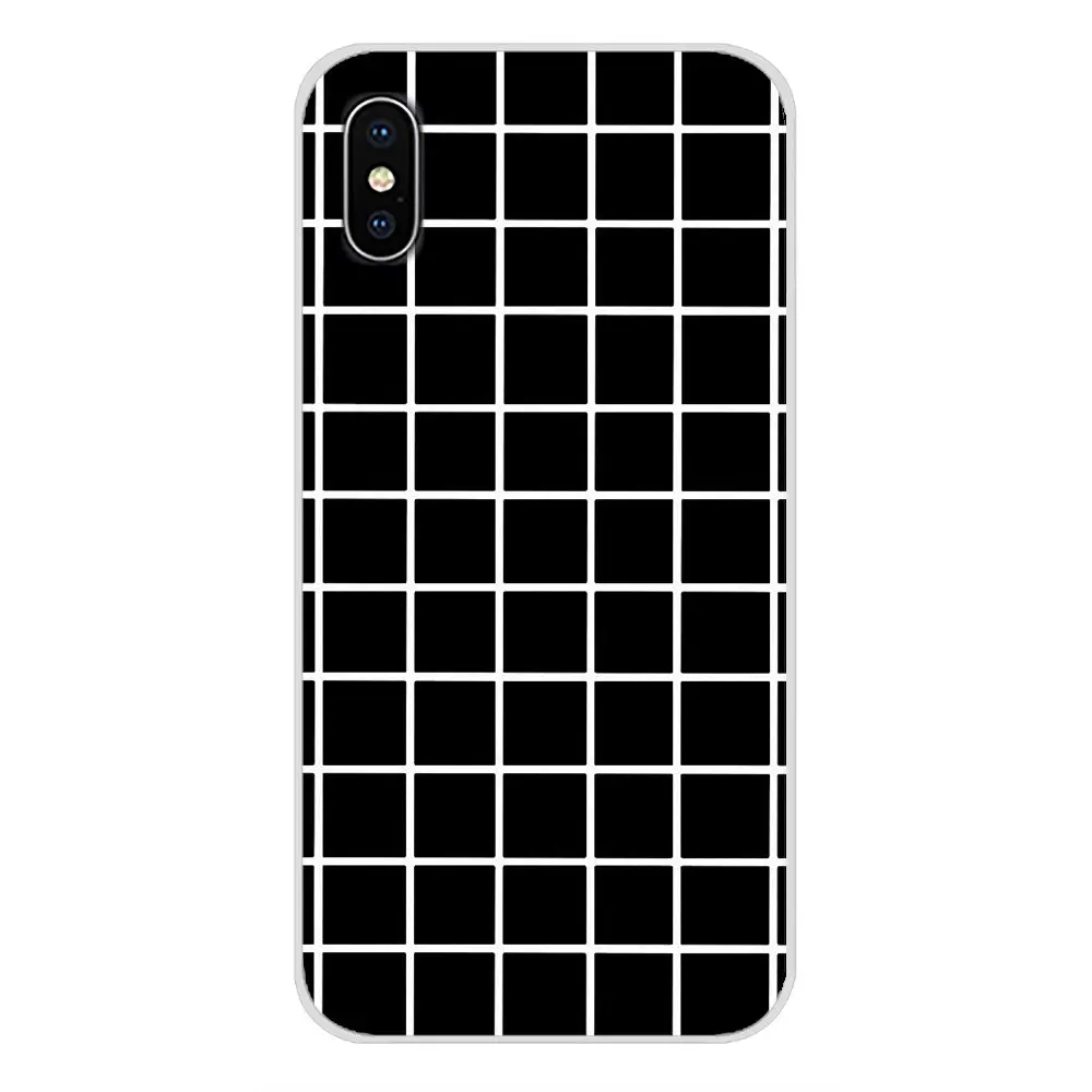 Полосатая черно-белая клетка для Motorola Moto x4 E4 E5 G5 G5S G6 Z Z2 Z3 G3 G2 C играть плюс аксессуары для телефона чехлы - Цвет: images 11