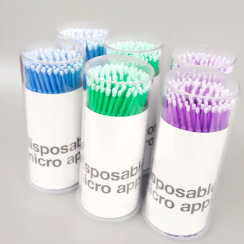 

100pcs Micro/lot comb hair eyelash glue hair use comb to remove the hair of the hair disposable applicator.