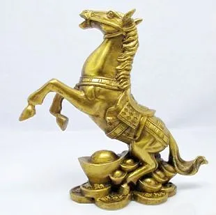 

Large copper Horse stock financial money luck ornaments are essential
