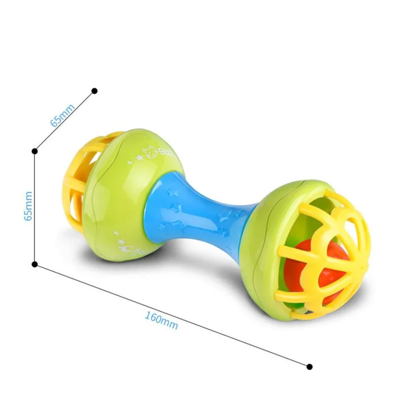 Детская Музыкальная погремушка, игрушка для детей, образовательный прорезыватель, гантели, игрушка для детей, Обучающие инструменты, Прямая поставка M3