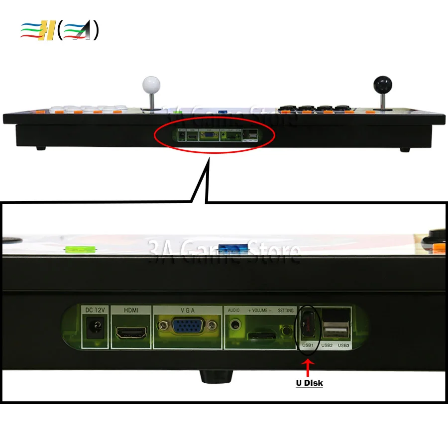 Pandora's Box 6 8 Кнопка аркадная игра консоли 1300 в 1 можете добавить 3000 игр поддержка 3D файтинг 2 игроков usb-джойстик для ПК ps3