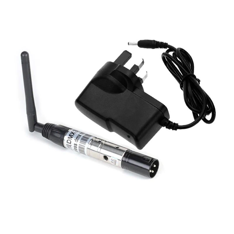 UK Plug Transmitter Серебристый цвет Ma Светодиодный MX512 DMX Dfi DJ Беспроводная система передатчик и приемник 2,4 г для Светодиодный сценический свет светодиодный свет 500 м управление - Цвет: UK Plug Transmitter