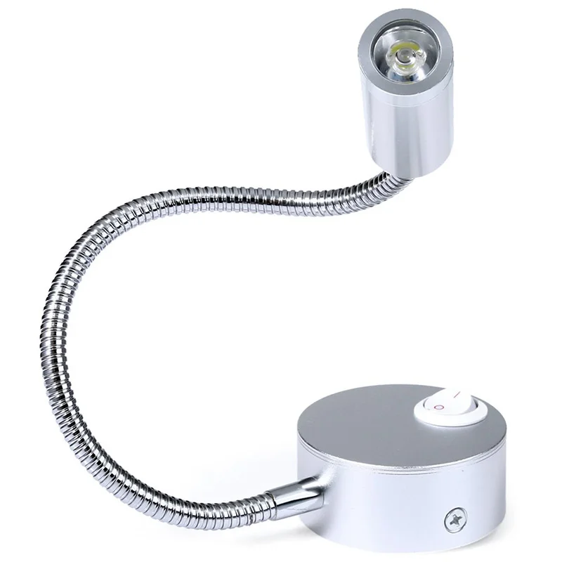 1W 3W LED Hoses Wall Lamp Flexible Home Hotel Bedside Reading Light AC 85 - 240V Modern Fashion Book Lights Aluminum LED Bulbs (8)