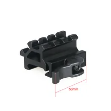 PPT Тактический Двойной Rail3 слот угольное крепления wQD крепление рычага подходит для 20 мм рельс GZ22-0221