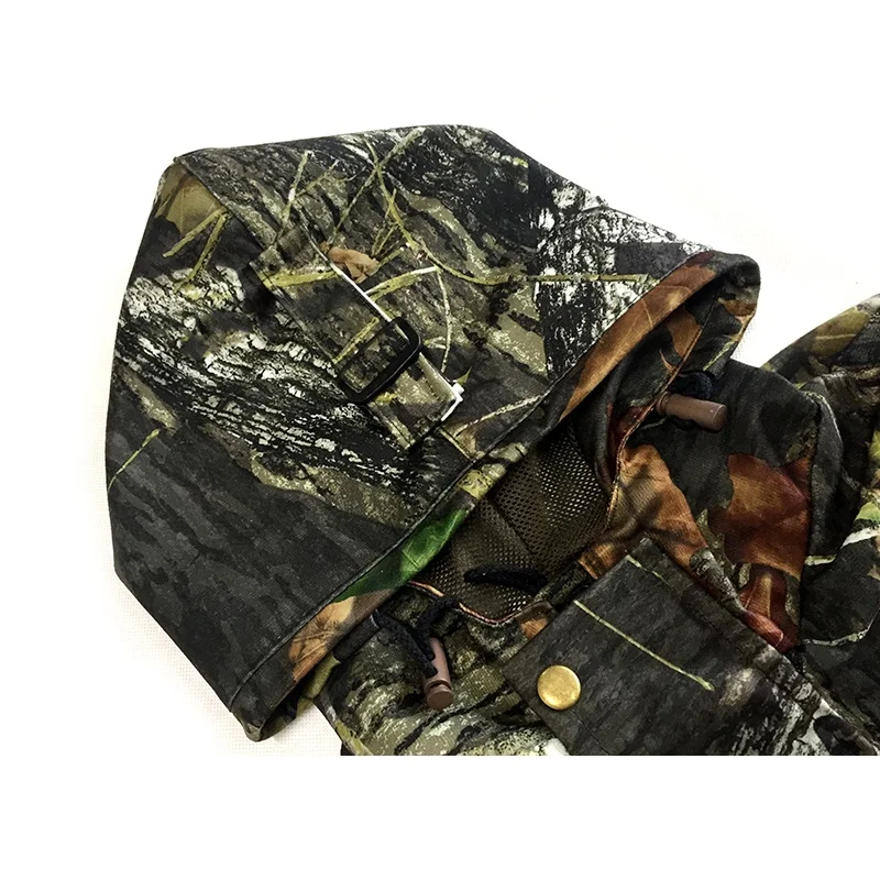 Открытый мужской Bionic 3D листья охотничий костюм куртка брюки камуфляж Ghillie костюм ветрозащитный дышащий тактический камуфляж охотничий костюм