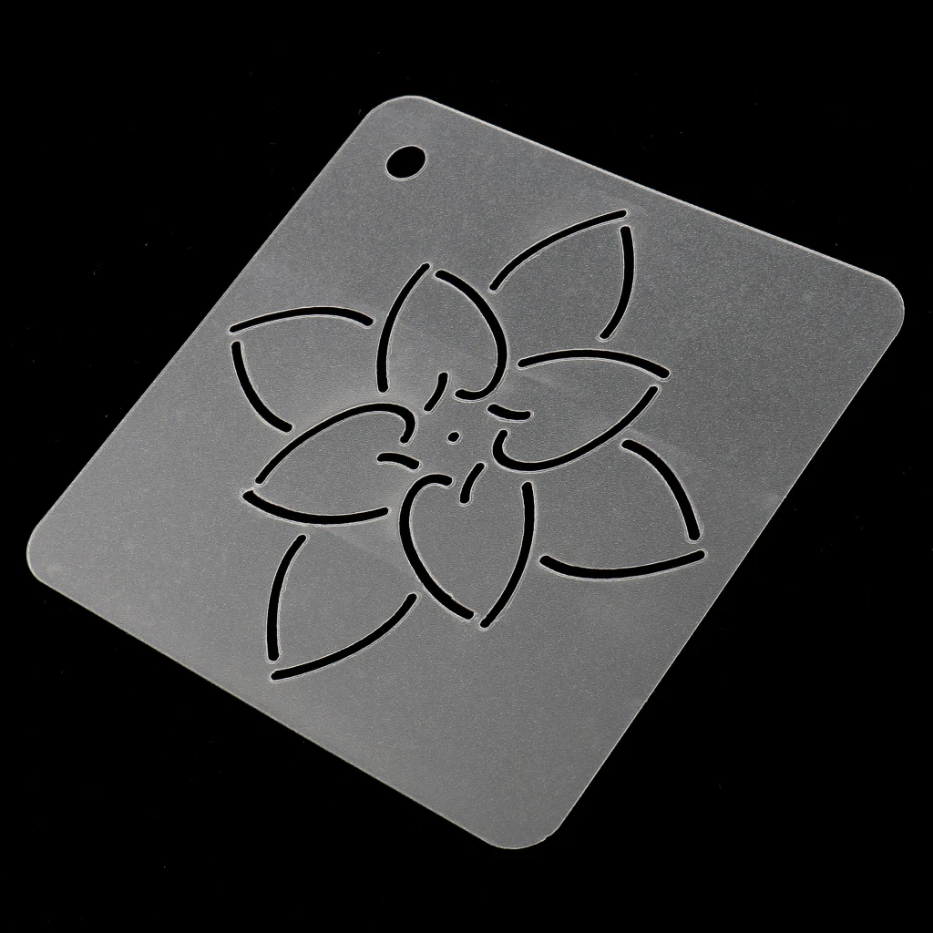 2pcs Flower Design DIY Stencil Plastic Quilting Template for Patchwork Sewing