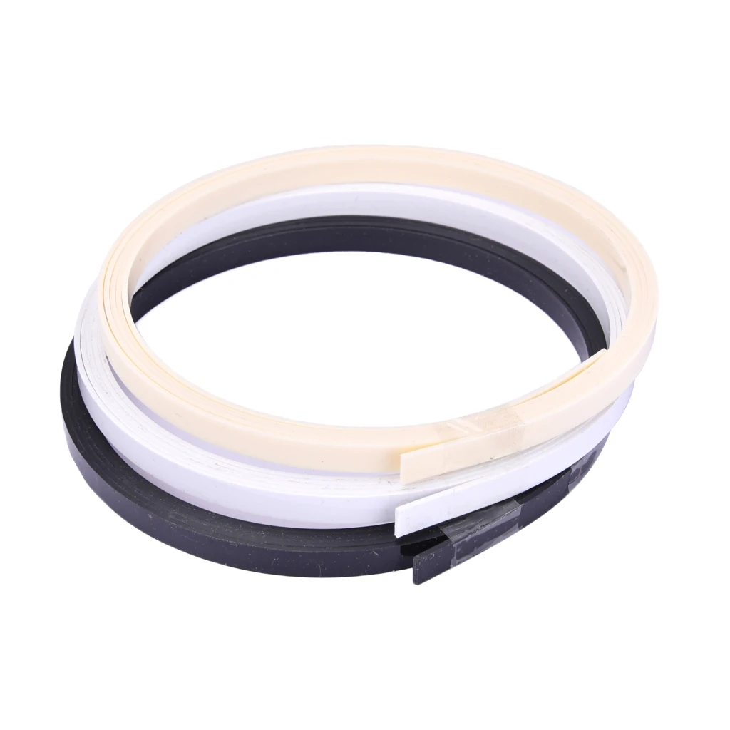 3 PCS Guitar Bass Ukulele Mandolin Binding Purfling Strips Guitar Accessory for Guitar Makers or Luthiers 165cm