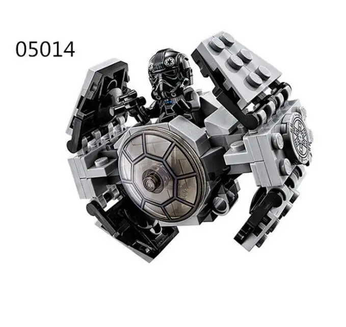 

Star Wars Warships Microfighters The Rebels TIE Advanced Prototype Fighter Model Building Blocks Kids Toys Compatible With Lego