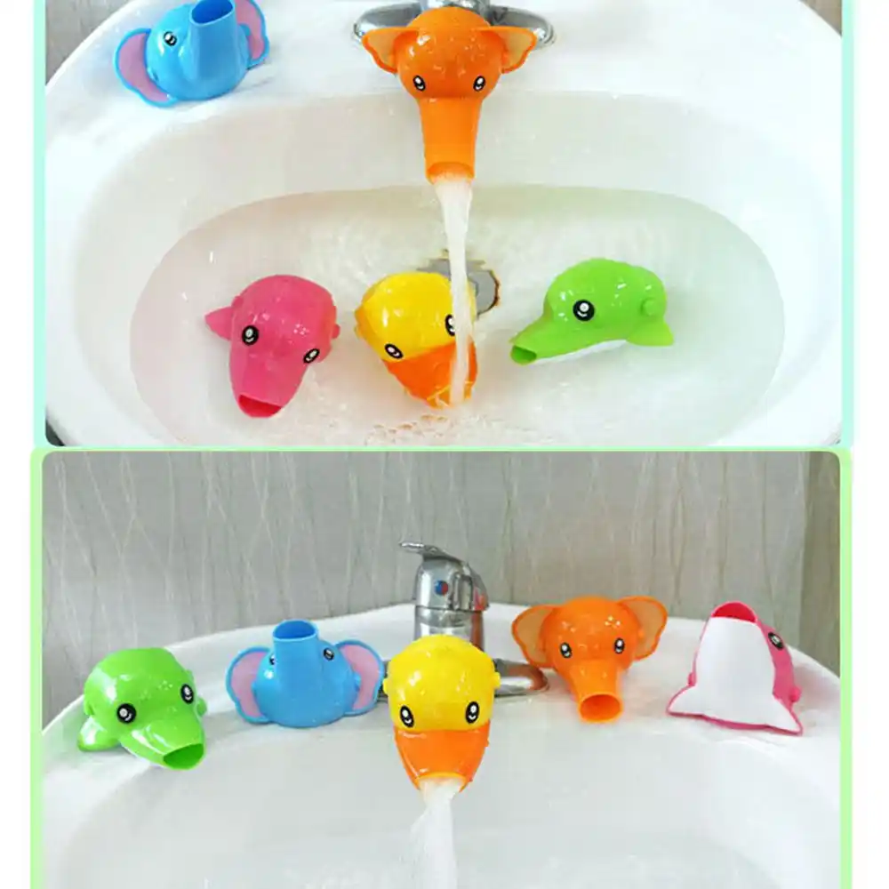 New Creative Cartoon Design Lovely Animal Model Faucet Tap Water