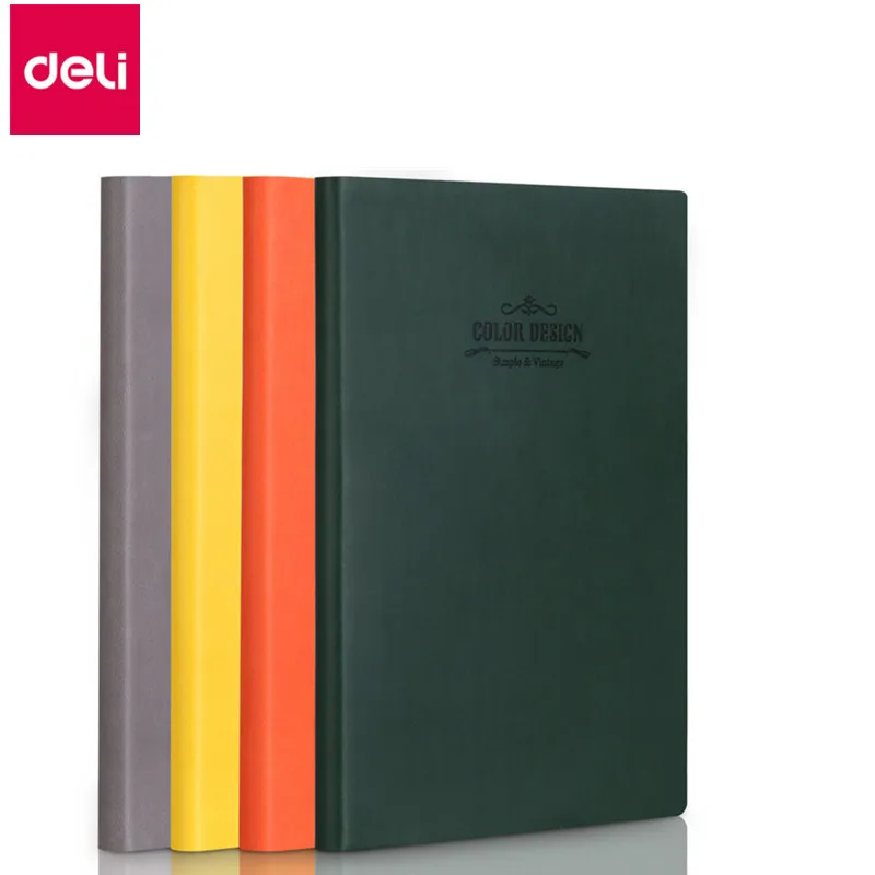 

Deli 3183 Fashion notebook A5 Hardcover Vintage Fashion Notebook Business Stationery Office & School Diary Memos Notebook