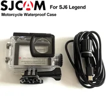 Оригинальный SJCAM SJ6 Легенда мотоциклетные Водонепроницаемый случае Корпус с USB кабель для SJCAM SJ6 legned экшн-камеры Интимные аксессуары Cam