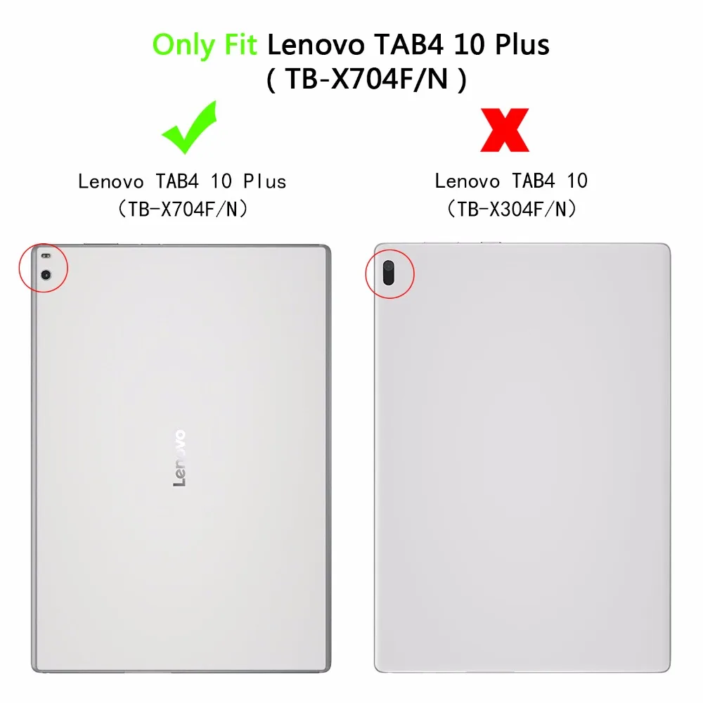 Чехол для lenovo tab 4 10 plus защитный умный чехол для lenovo tab 4 10 Tab4 10 TB-X704N/F/L 10," Чехол+ пленка для экрана в подарок