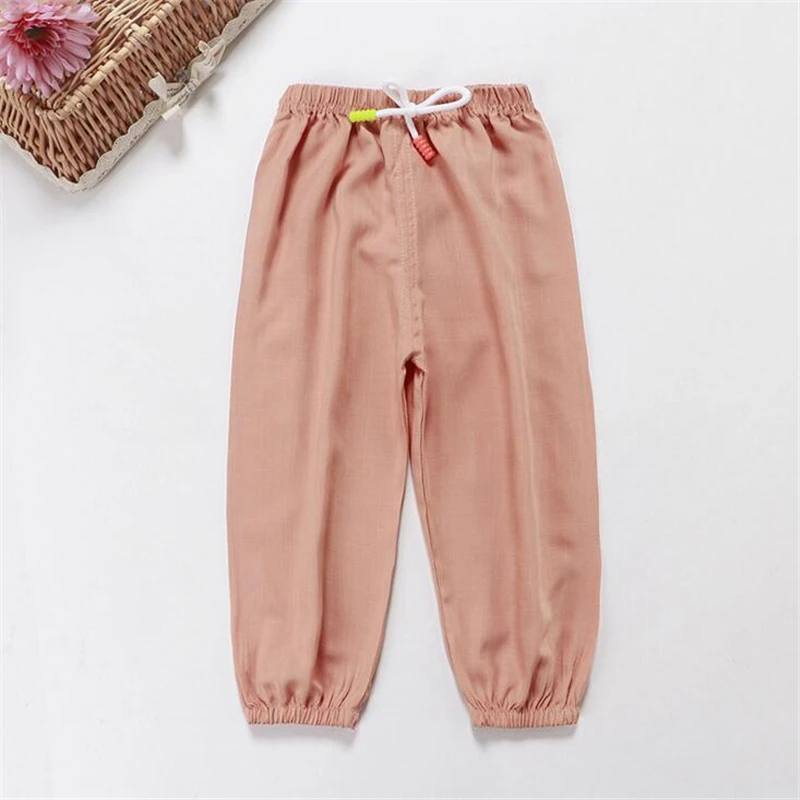 Штаны для малышей Домашняя одежда для мальчиков и девочек детские длинные штаны для сна детские трикотажные штаны из бамбукового хлопка
