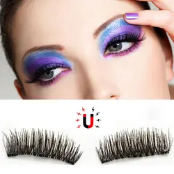 Ibcccndc Магнитная ресницы с 3 магниты ручной работы 3D/6D магнит lashes natural накладные ресницы удобные инструменты для макияжа