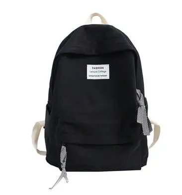 JOYPESSIE, женский рюкзак, женский рюкзак, большой объем, консервативный хлопок, рюкзаки для девочек, школьные сумки, рюкзак, дорожная сумка, Mochilas - Цвет: black XM9070