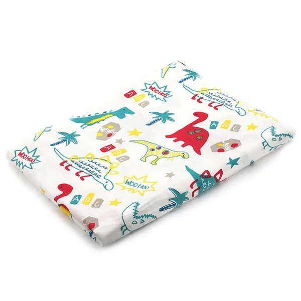 [Simfamily] 1Pc100% хлопок Фламинго фрукты печати муслиновые одеяла для новорожденных постельные принадлежности младенческое Пеленальное полотенце для пеленки для новорожденных одеяло - Цвет: NO27
