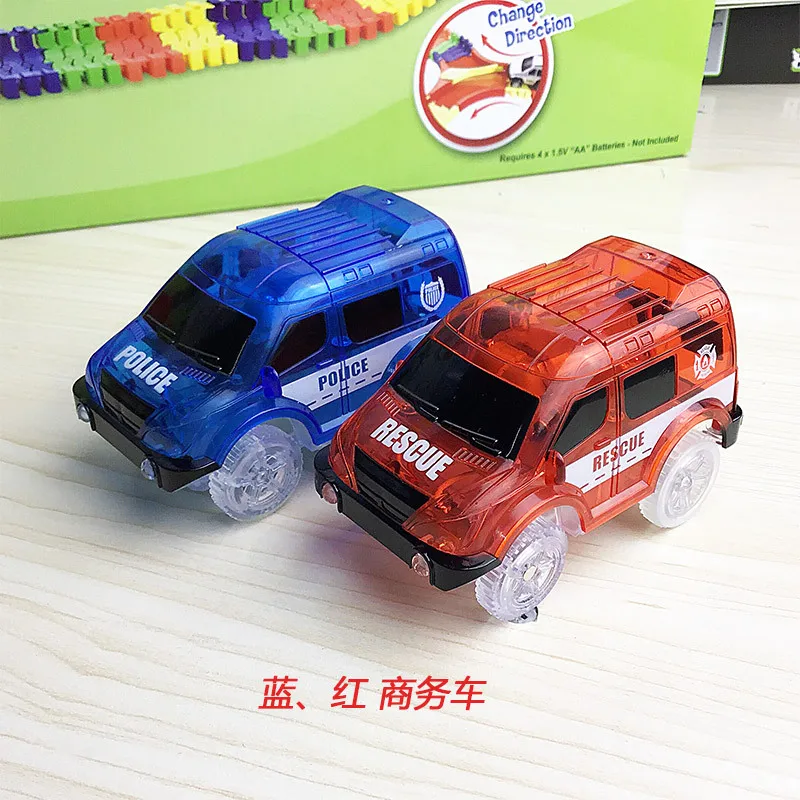 5,4 cm electrónica mágica 5 Juguetes LED para coche con luces intermitentes juguetes educativos para niños fiesta de cumpleaños juego de regalo con las pistas