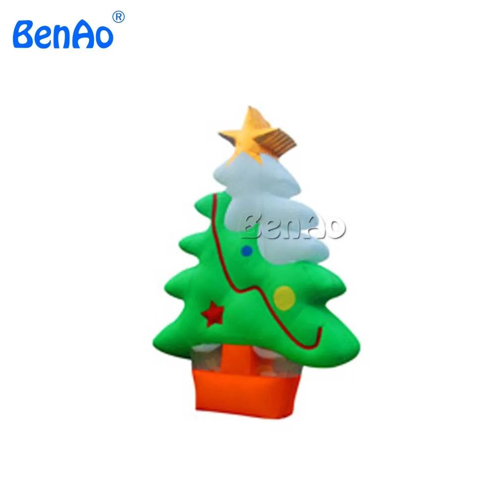 X055 Китай Заводская Распродажа пользовательские Надувное дерево надувные Рождественский подарочный набор, надувной рекламный продукт для Рождества
