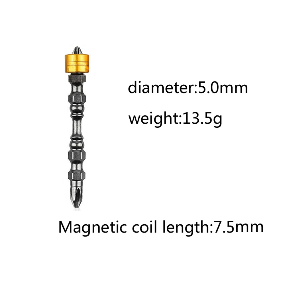 4 шт./компл. сильная твердость Магнитная наконечник крестовой отвертки двойной головкой Электрический Прочный длинные биты инструмент