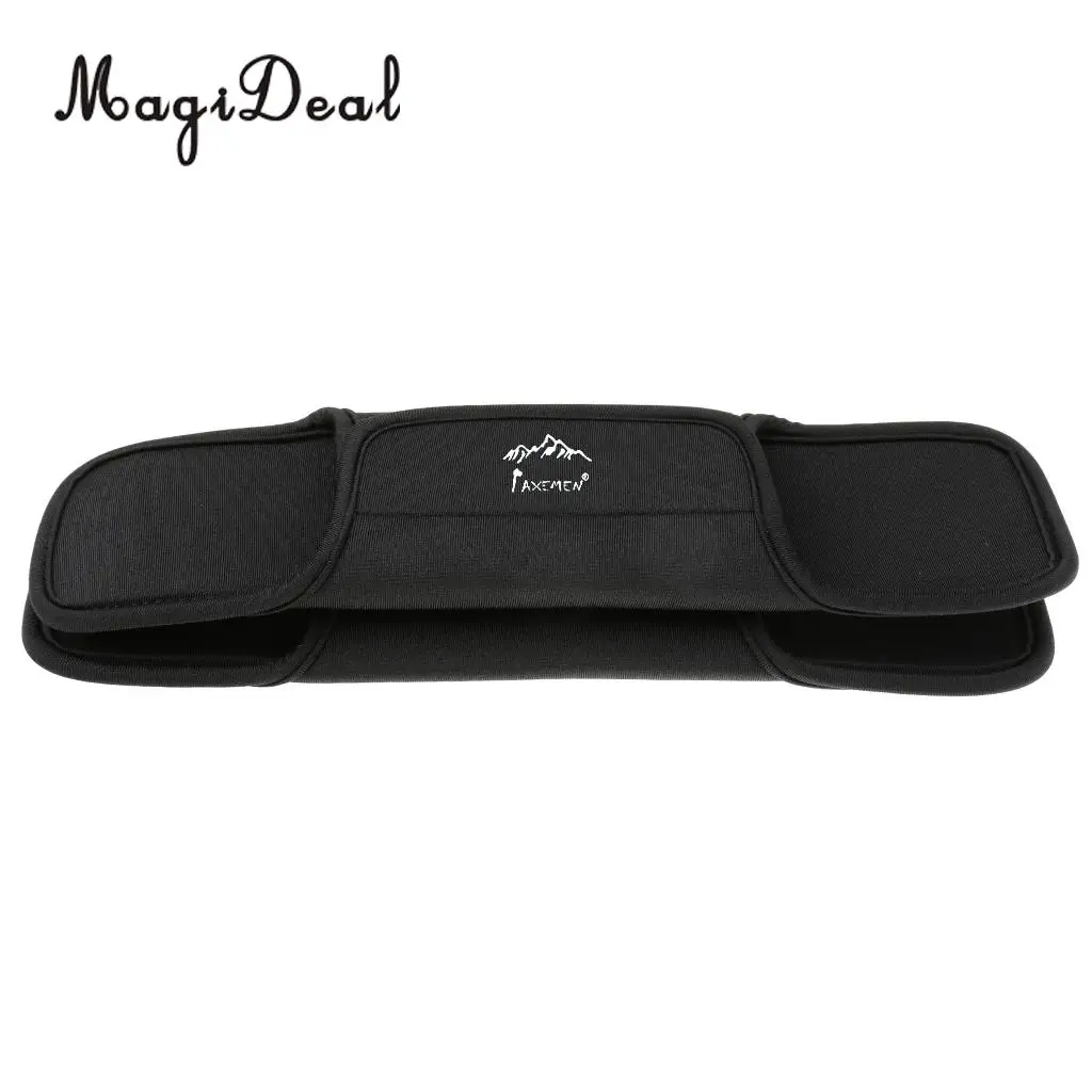 MagiDeal 2x Comfortable Shoulder Waist Belt Strap Cushion Pad Damping Travel Outdoor Backpack Camping Hiking Soft Pad