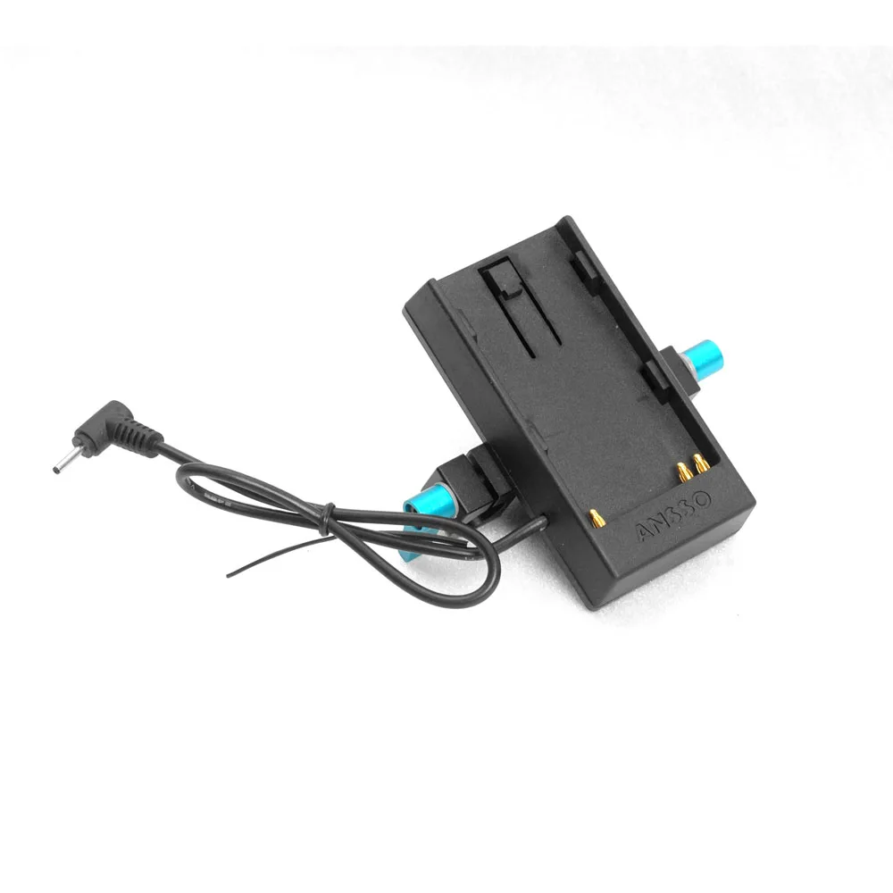 

New Battery Mount Plate DC 25*0.7mm with 15mm Rod Clamp for BMD Blackmagic Pocket Cinema Camera 4K BMPCC Sony BP-U60 BP-U90