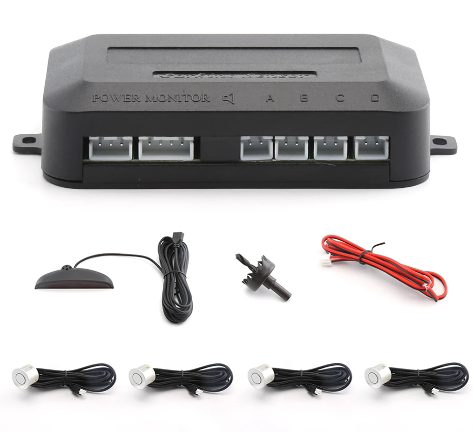 Universal Auto LED Bi Bi Alarm Parken-sensor Mit 4 Sensoren Autos Sensor Umge Assistance Backup Radar-Monitor Metalldetektor-system Universal Auto LED Bi Bi Alarm Parken-sensor Mit 4 Sensoren Autos Sensor Umge Assistance Backup Radar-Monitor Metalldetektor-system