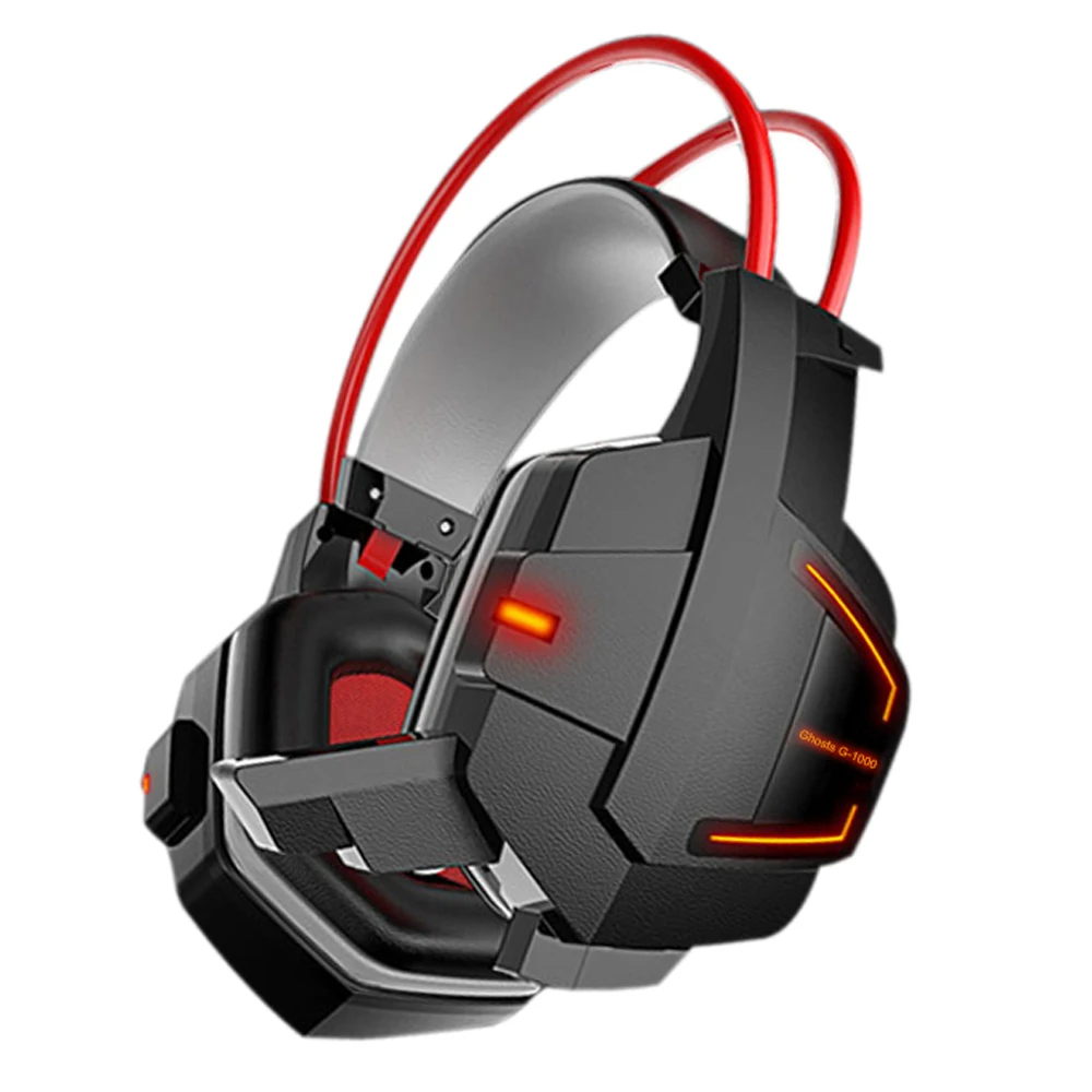 AIPAL Проводные Игровые наушники DJ гарнитура 3 5 мм AUX USB gamer PC стерео с микофоном LED