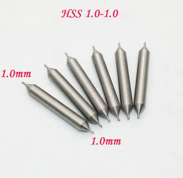 

High Speed Steel Guide Pin Milling Cutter Positioning Needle For Integrated Vertical Key Machine Size:1.0MM (Double Head)