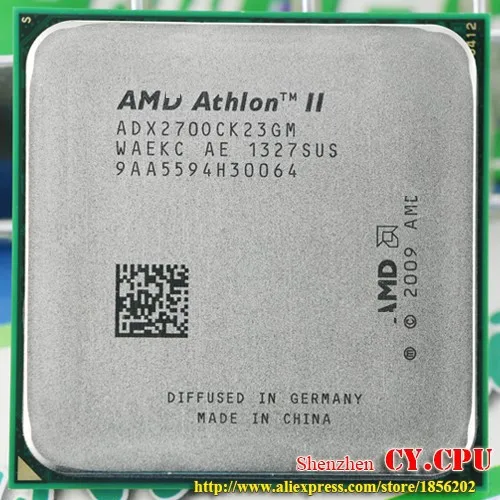 Процессор AMD Athlon II X2 270 cpu двухъядерный(3,4 ГГц/L2 = 2 м/65 Вт/2000 ГГц) Socket am3 am2+ 938 pin, X2 280