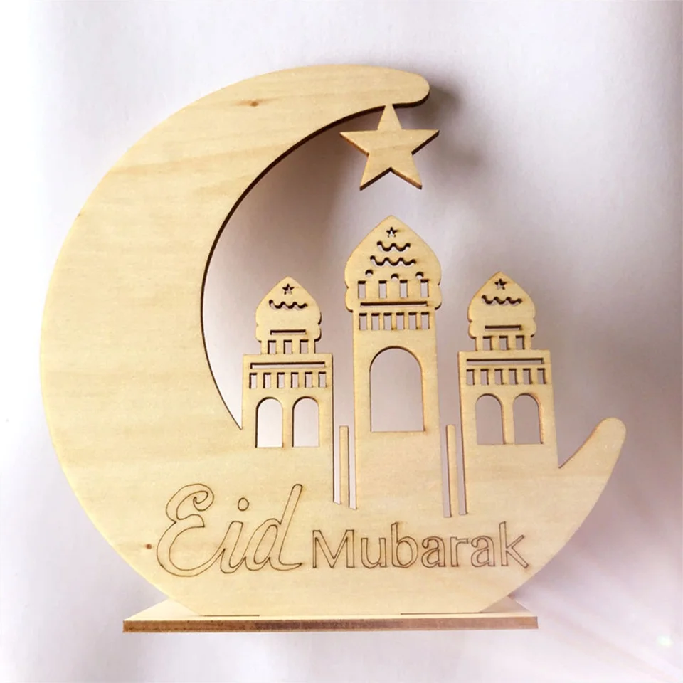 Eid Mubarak Ramadan Wooden Decoration (6)