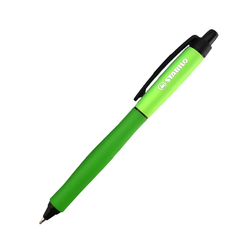 Немецкая Stabilo 268 гелевая ручка для отжима гладкая ручка для подписи 0,5 мм 1 шт - Цвет: Зеленый