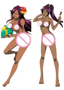 

MMF Hot anime Bleach characters Kuchiki Rukia & Inoue Orihime Pillow Cover Burichi Ichigo Kurosaki body pillowcase Dakimakura