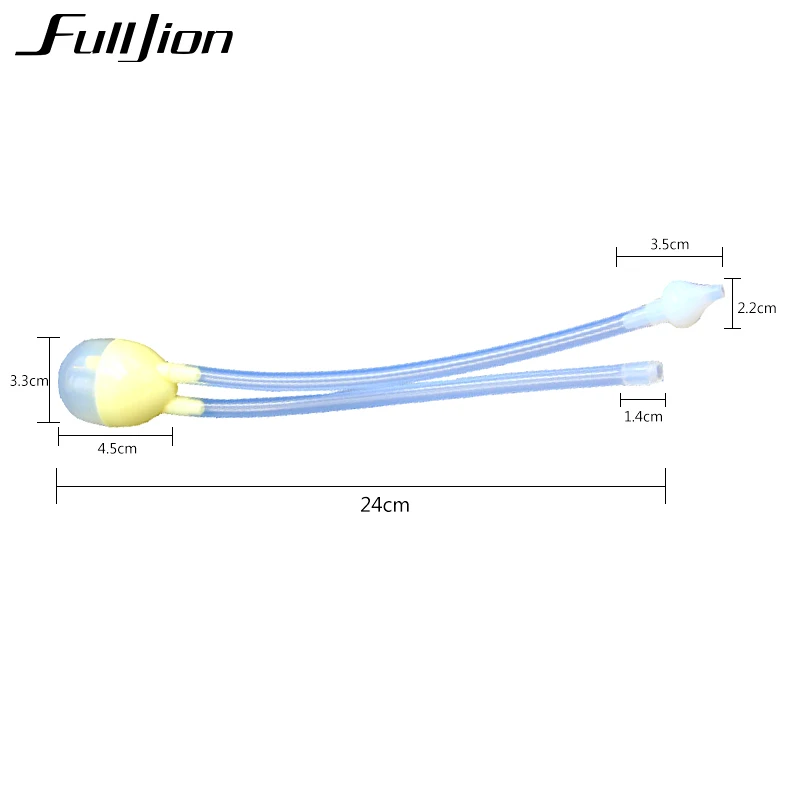 Fulljion носовой аспиратор детское средство для очистки носа сопли для промывания носа слизи синуса краску присоска вакуумная безопасность новорожденного всасывания уход за ребенком подарок