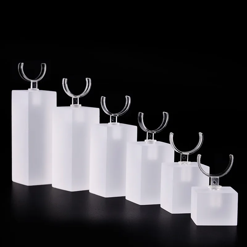  Lot of 5 Acrylic Frosted New Fashion Ring display Holder Ring Display Stand Acrylic Ring Stand Jewe