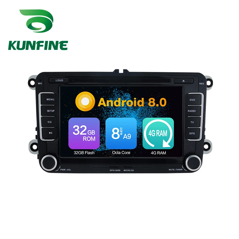 

Octa Core 4GB RAM Android 8.0 Car DVD GPS Navigation Multimedia Player Car Stereo for VW GOLF POLO PASSAT JETTA TIGUAN TOURAN