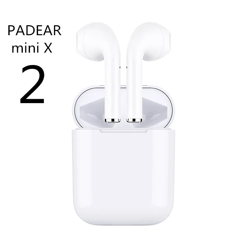 Padear mini X 2 Bluetooth гарнитура наушники беспроводные наушники не i11 i10 i11 для Iphone Android X xs RS Sumsung - Цвет: mini x2