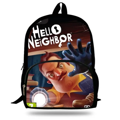 16-дюймовый Mochila Infantil игра Рюкзак Hello сосед сумка для Детский подарок мягкие рюкзаки для мужчин Для женщин сумки с узором для подростков - Цвет: ZA3166